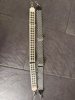 Taschenriemen Set: Schachbrett & Hahnentritt-Muster, Neu! (5