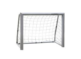 Hudora Fussballtor EXPERT 120 (grau, 120cm × 80cm × 60cm)