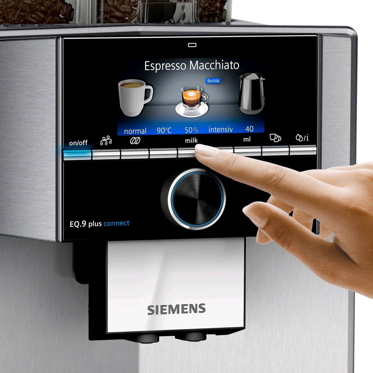 Siemens Kaffeemaschinen & Espressomaschinen: Siemens EQ.9 plus connect s700 Kaffeevollautomat – Gebraucht aus Wilen b. Wil von j-schneider 2