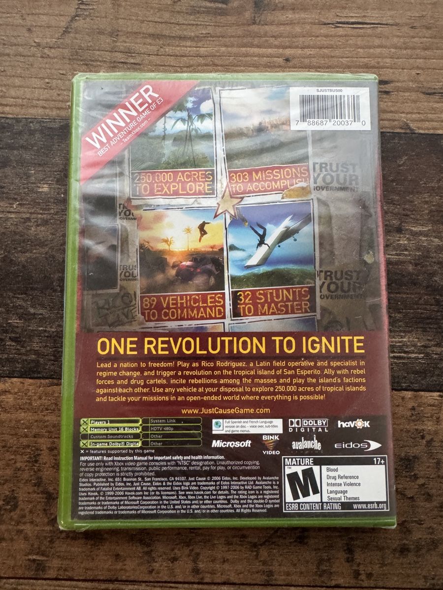 Giochi: Just Cause - Ntsc Xbox - Ovp mit Abnutzung – Nuovo (secondo la descrizione) da Embrach venduto da Schlussstrich 1