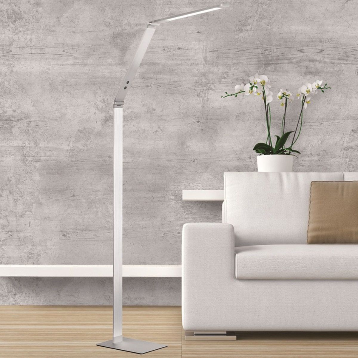Lampen: LED Stehleuchte, Gebogen, 130 cm Höhe – Neu (gemäss Beschreibung) aus Kreuzlingen von Smart-Light