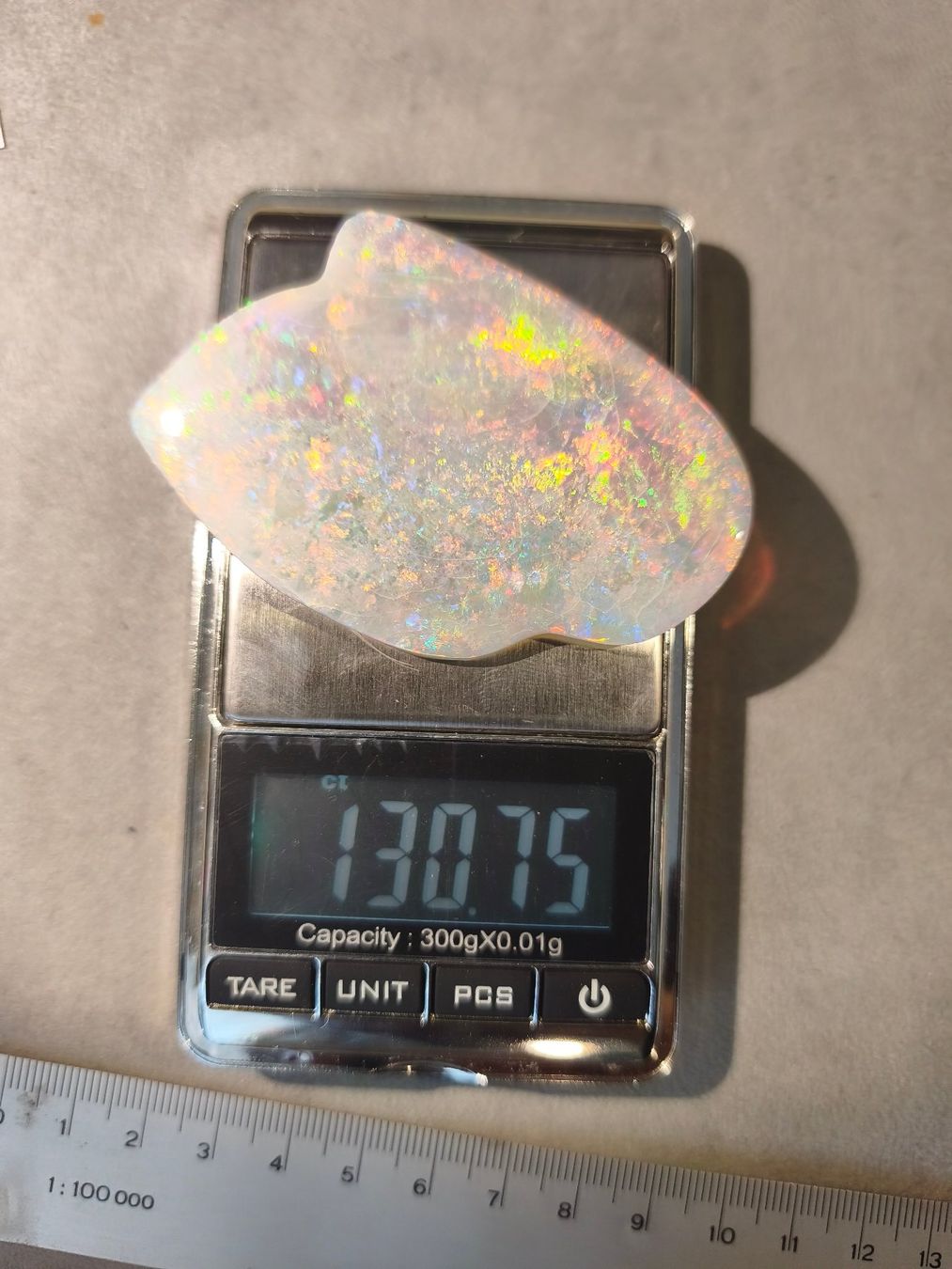 Pierres précieuses: Opal, weiss, 130ct – Neuf (Voir description) à Dieterswil par Opal66 4