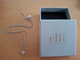 Elli Premium Halskette 925 Silber mit Kristall NEU