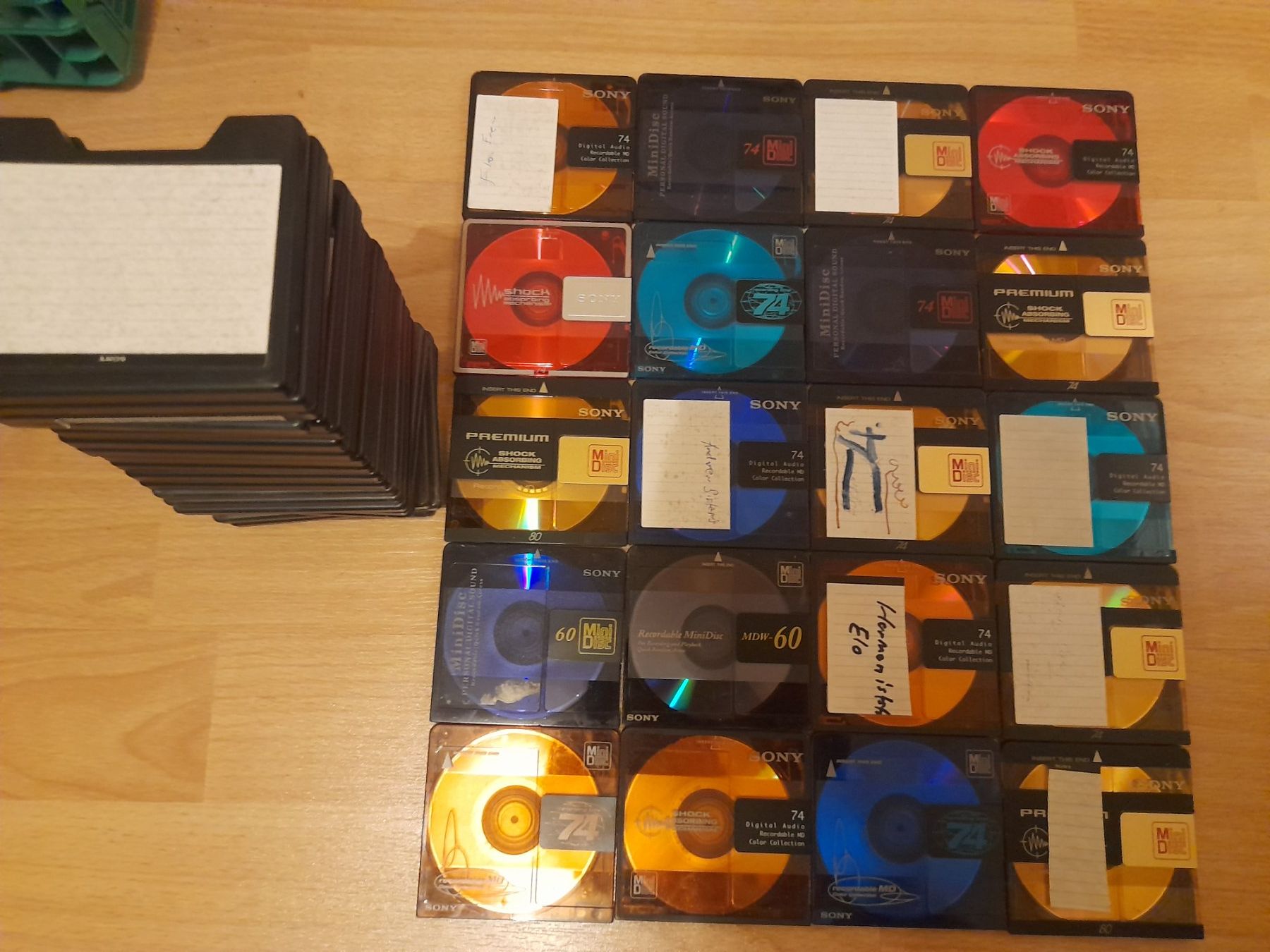 Sony Minidisc: 32 Sony Mini Disc (bespielt) – Gebraucht aus Lustmühle von chevi03