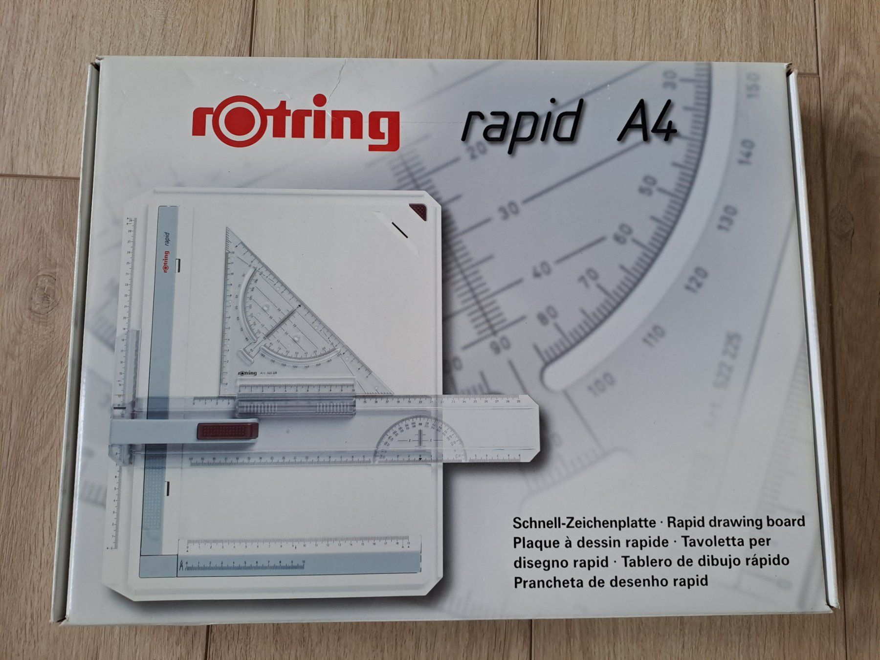Sonstiges Schreiben & Zeichnen: Zeichenbrett rotring rapid A4 Geometrie Schule – Gebraucht aus Wädenswil von neonfarbig