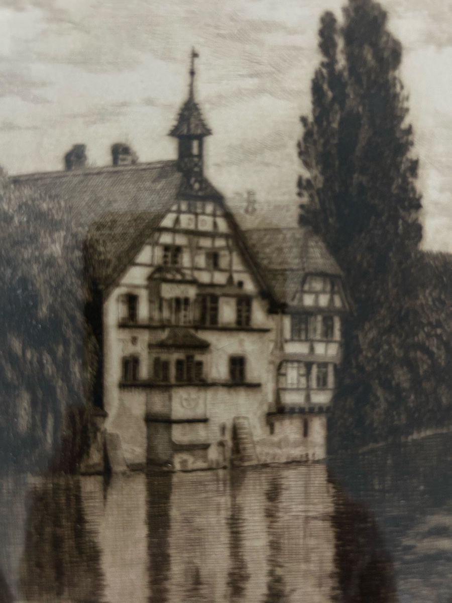 Dipinti: Stein am Rhein, Radierung – Usato da Kreuzlingen venduto da Pix66 1