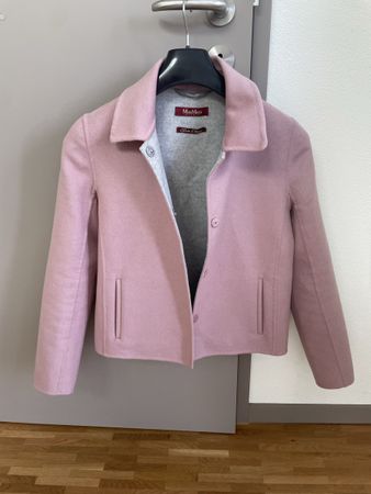 Max Mara Kurzmantel Schurwolle Gr. 40