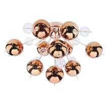 Nave Deckenlampe Explosion Kupfer Kugeln 57cm neu
