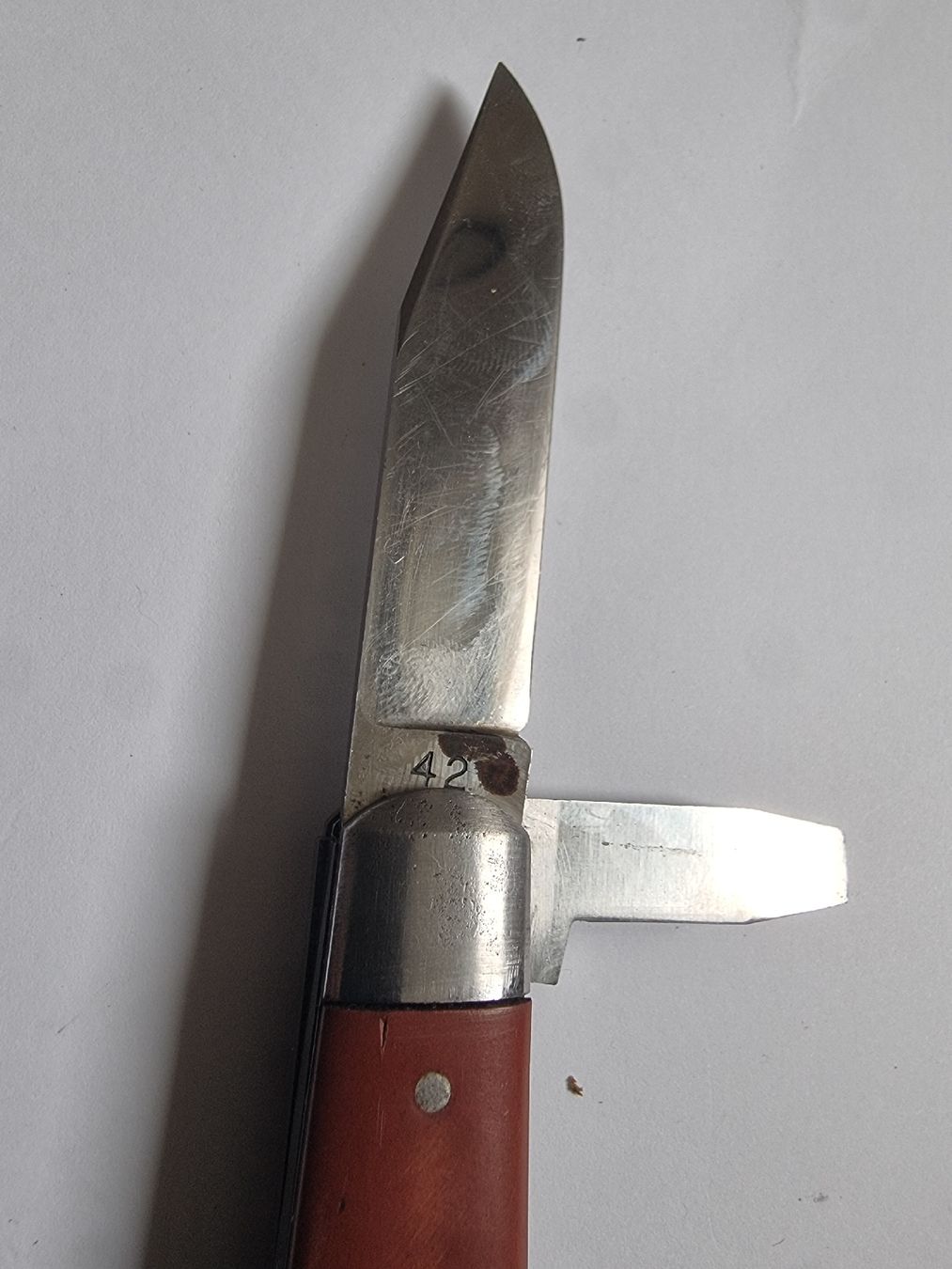 Schweizer Armee Coltelli tascabile: Elsaener Schweizer Offiziersmesser mit Hülle – Usato da Olten venduto da Mezopotamya 3