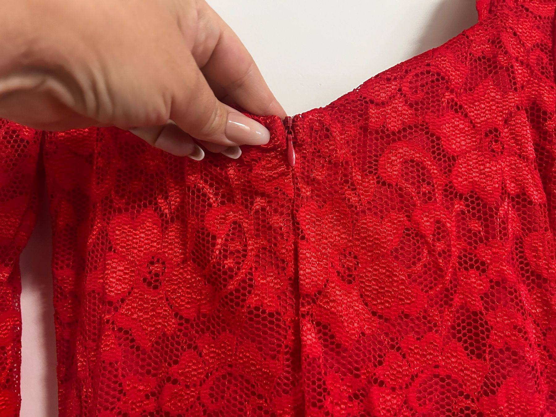 Vestiti: Spitzenkleid Kleid Rot Elegant Gr M NEU – Nuovo e nell'imballaggio originale da Regensdorf venduto da Spyke55 3