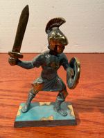 Antique Bronze Roman Gladiator Statue - Unique Decoration