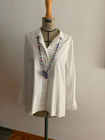 Damenhemd/Bluse, weiss, Grösse L