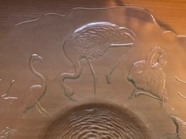 Glas-Schüssel "Vögel"