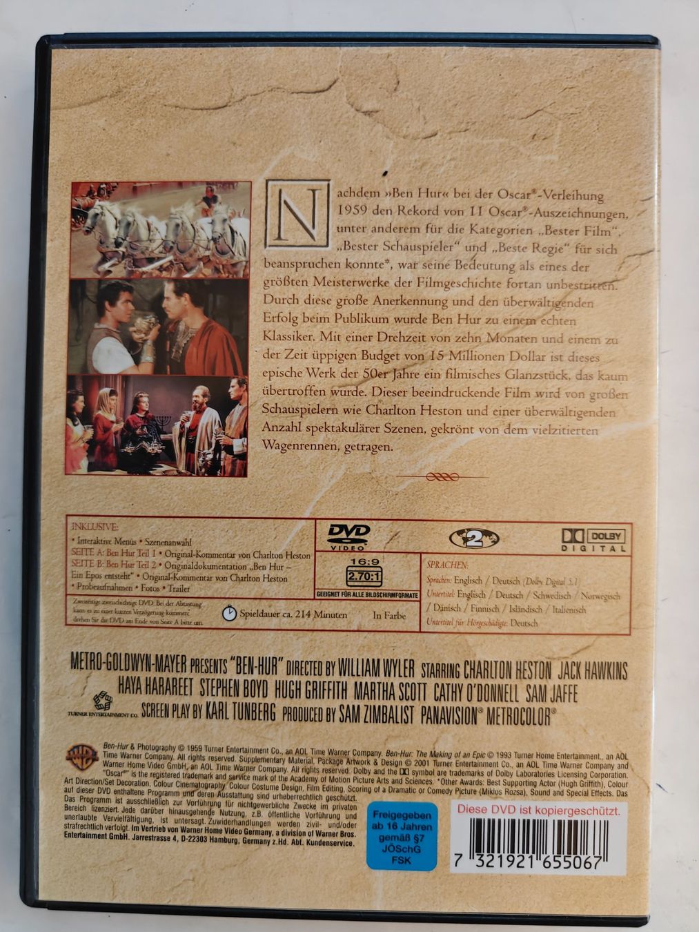 Tous les DVDs: Ben Hur – D'occasion à Filzbach par Sabenasi 1