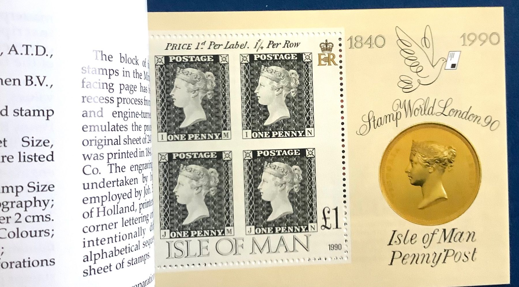 Alle Briefmarken: 1990 Insel Man GB Penny Post Markenheftchen ** – Neu (gemäss Beschreibung) aus Liestal von Skunk02 3