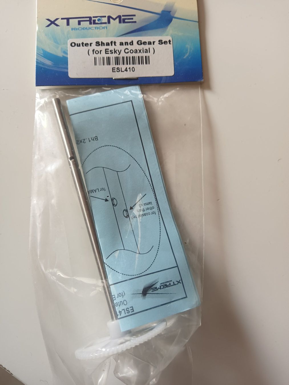 Modellismo RC: Esky xtreme outer shaft and gear – Nuovo e nell'imballaggio originale da Mittelhäusern venduto da Steigerer3