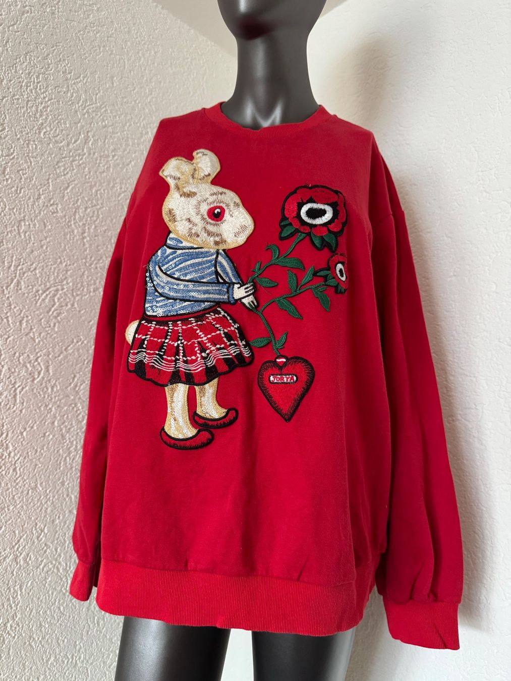 Maglioni & Felpe: Vintage Damen Pulli Pullover Hasen Motiv  Gr M L – Usato da Frenkendorf venduto da Style365