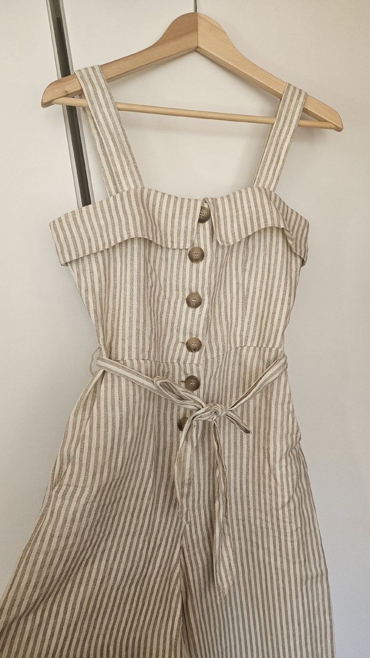 Mango Tute: MANGO Jumpsuit aus 100% Leinen Grösse S – Usato da Sevelen venduto da sweet-sinems 4
