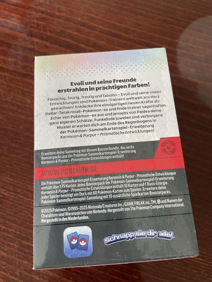 Pokémon Carte collezionabili: Pokemon Prismatic Evolution Booster Bundle DE – Nuovo e nell'imballaggio originale da Wallisellen venduto da ale_v9vd 2