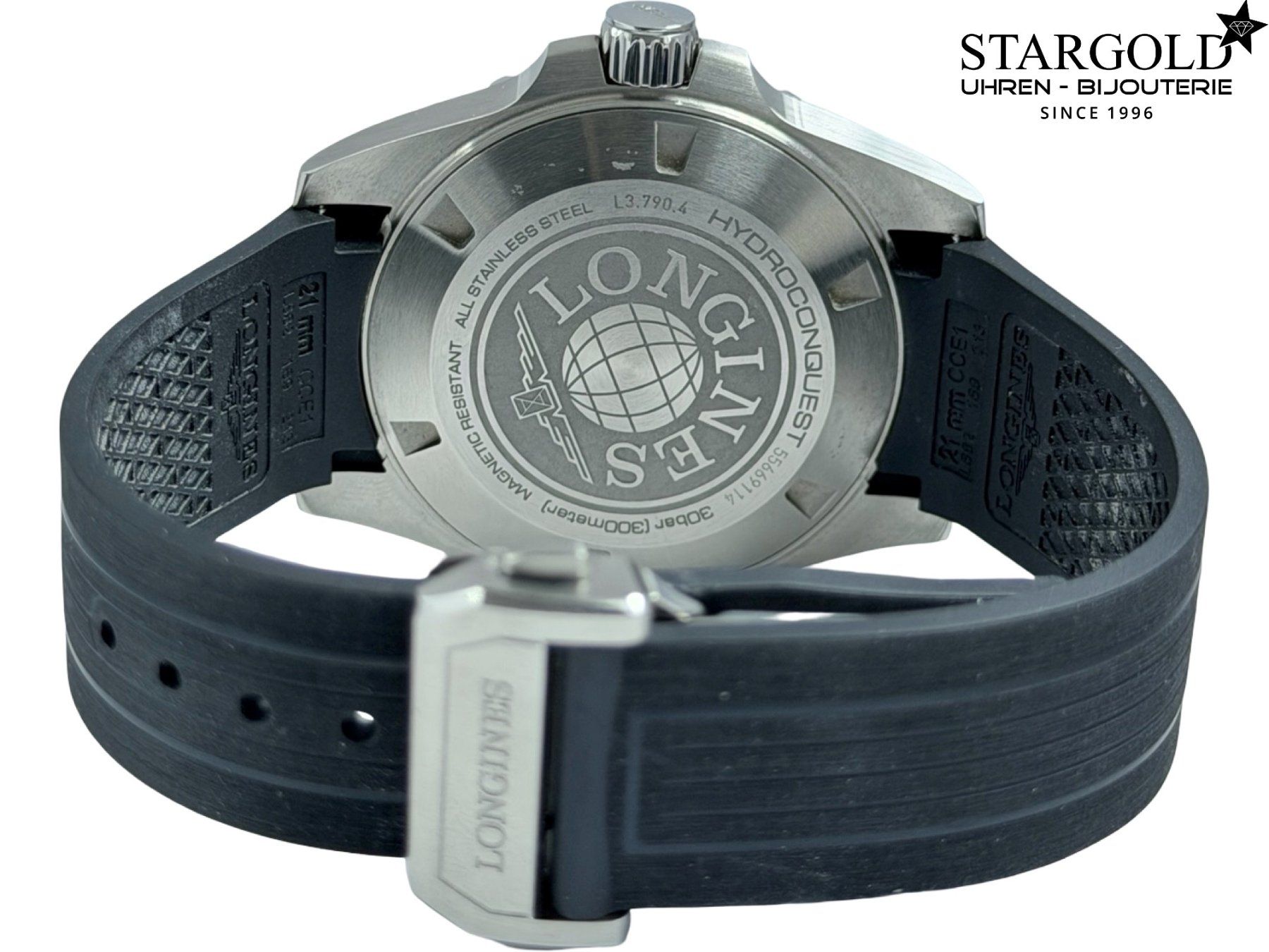 Longines Uhren: Longines HydroConquest GMT 41mm - L3.790.4.56.9 – Gebraucht aus Zürich von Stargold-Uhren 8
