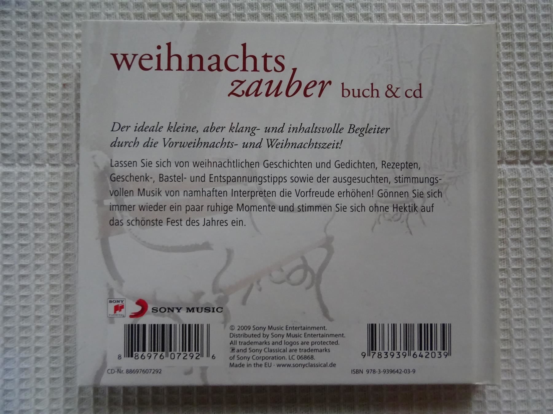 CD: Weihnachtszauber, Buch und CD – Usato da Bilten venduto da Bora3 1