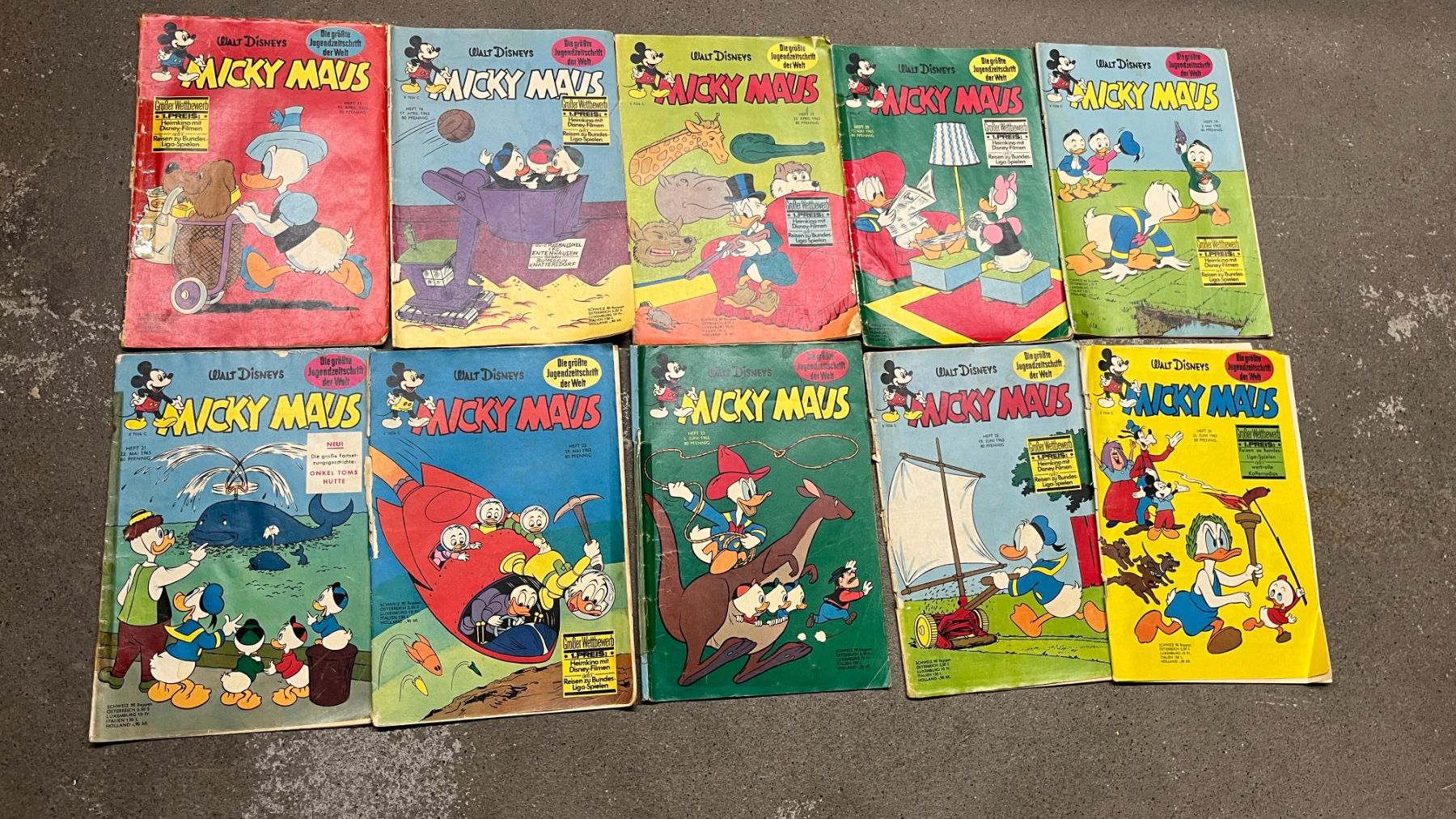 Comics: Micky Maus Hefte 1965, 40 Stück – Gebraucht aus Bern von daskannweg 1