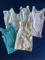 5 Unterhemden /Leibchen Mädchen Grösse 110/116 Sommer
