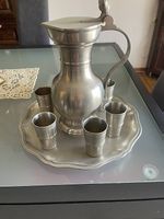 Service ancien SIGG Frauenfeld en étain fin 