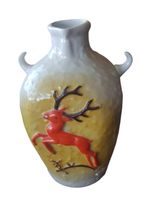 Keramikflasche Krug 1950er - Hirsch