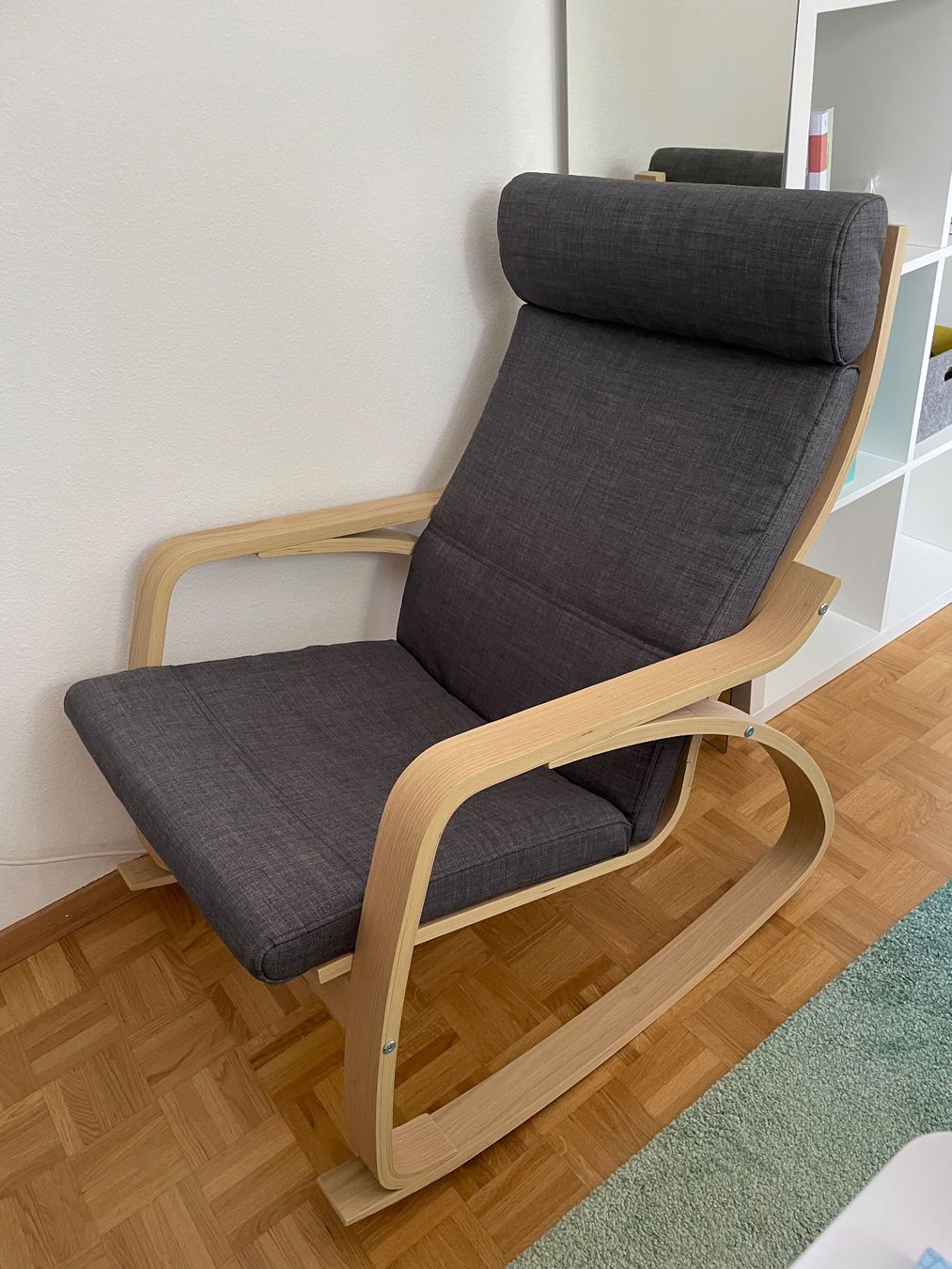 Ikea Sedie: Schaukelstuhl IKEA POÄNG grau – Nuovo (secondo la descrizione) da Winterthur venduto da zoeli2 1