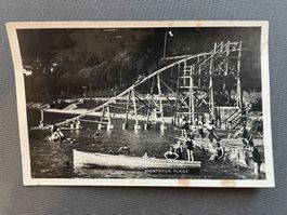 Antike Ansichtskarte Montreux Plage