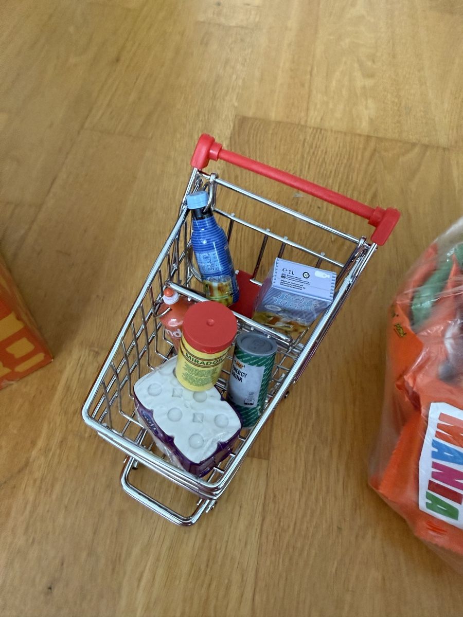 Migros Spielzeuge: Migros Mini Mania Sammlung mit Einkaufswagen und Box – Neu (gemäss Beschreibung) aus Richterswil von cobruetsch 1