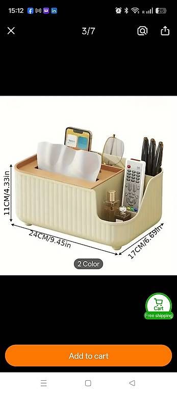 Contenitori & Simili: New Tissue Box / Organizer – Usato da Breitenbach venduto da Beatrice_20nov