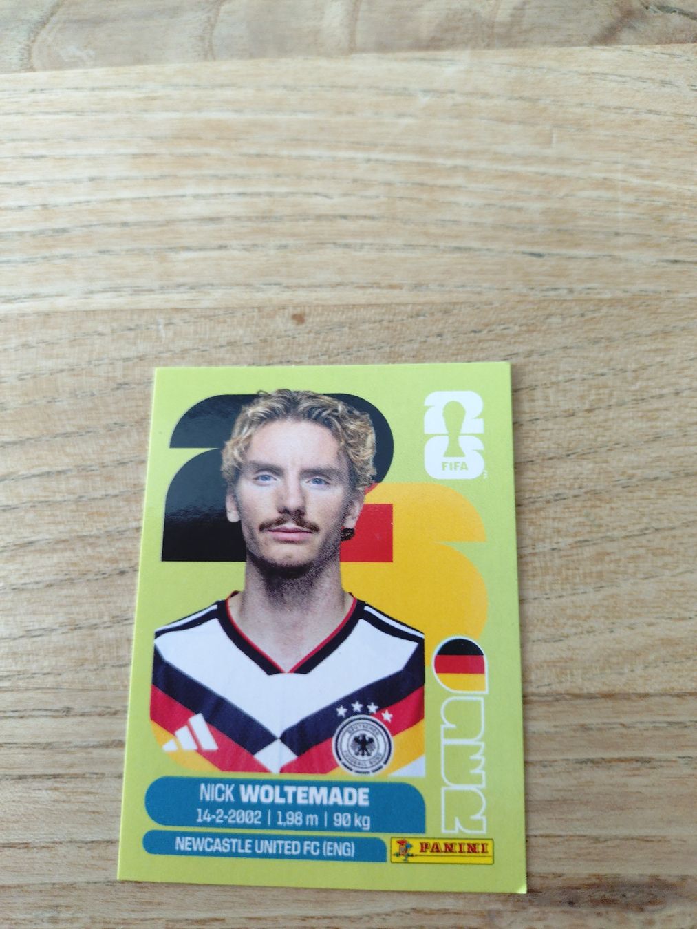 Panini Sammelbilder & Trading cards: Panini Sticker GER 20 Nick Woltemade  – Neu und originalverpackt aus Steinmaur von Cinderella309