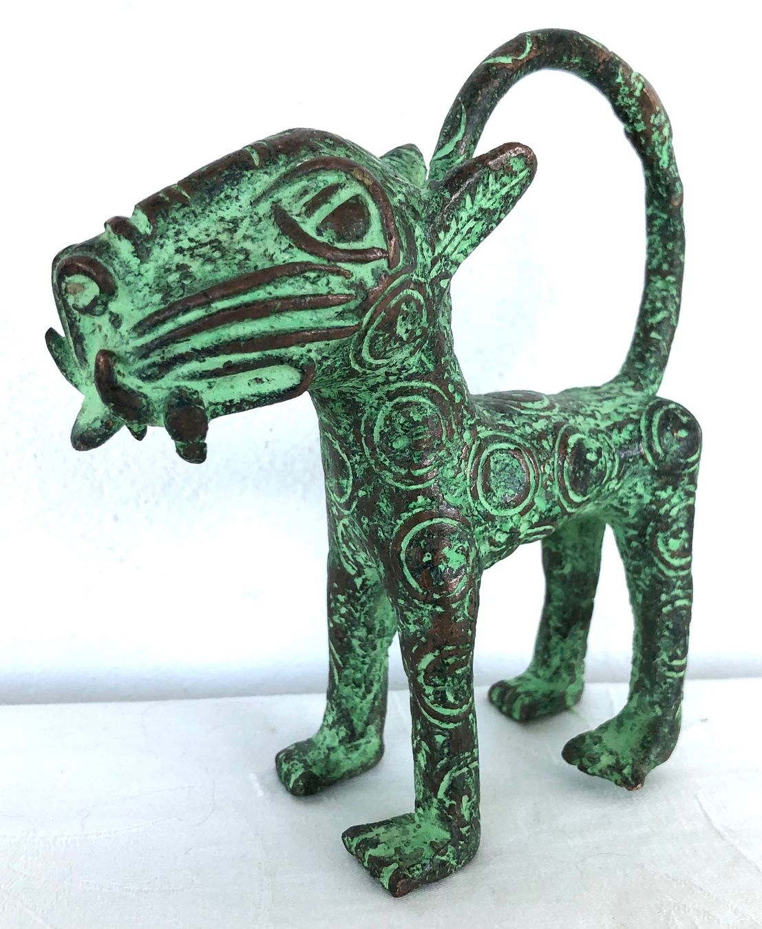 Sculture & Statue: feiner alter Leopard Bronze Benin Höhe 13,5 cm – Usato da Rüthi (Rheintal) venduto da Kunsthaus777 5