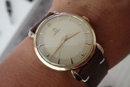 VINTAGE!! OMEGA HANDAUFZUG 50ER/JAHRE 80MICRON GOLD