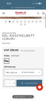 Kuschelbett CALM grau 190x140cm neuwertig