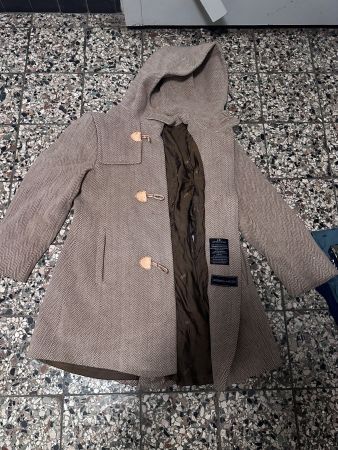 Dufflecoat Gil Bret beige Fischgrätmuster Grösse 38