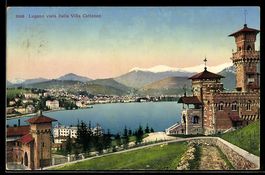 AK Lugano, Vista dalla Villa Caltaneo