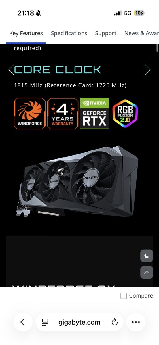 Gigabyte Schede grafiche: GeForce RTX™ 3070 GAMING OC 8G – Usato da Romanshorn venduto da bru_q8mt 3