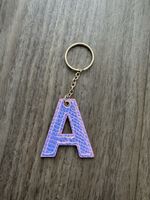 PURPLE & PINK SNAKE SKIN EFFECT KEYCHAIN💗
