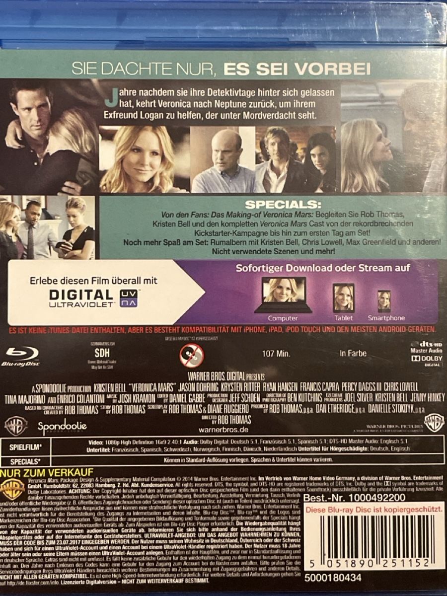 Alle DVDs: Veronica Mars (2014) – Gebraucht aus Waldenburg von Gonzo8 1