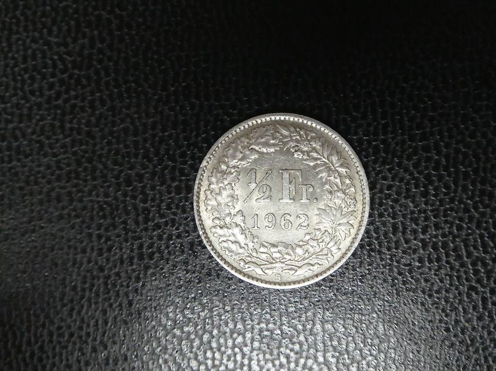 Alle Münzen: 50 Rp. Silbermünze 1962 – Gebraucht aus Andelfingen von Annegret06