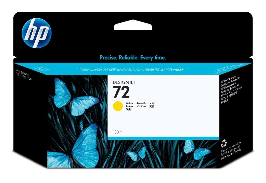 Hewlett Packard Cartucce per stampanti & toner: HP 72 Yellow – Nuovo e nell'imballaggio originale da Horw venduto da JCB_Ge