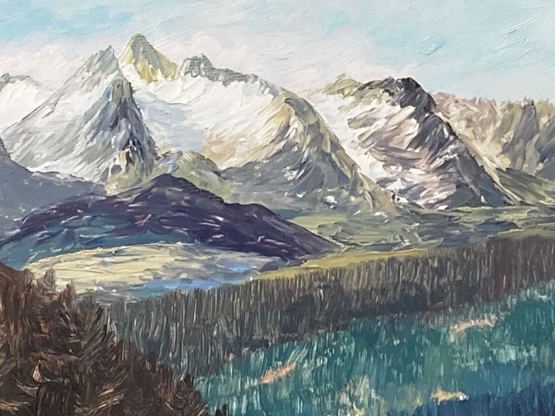 Dipinti: Gemälde Bild J. Renard Landschaft – Usato da Boll venduto da Jopp1 2