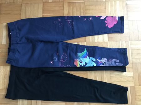 2 Leggins (my little Pony) Grösse 116/122 - Porto 3.40