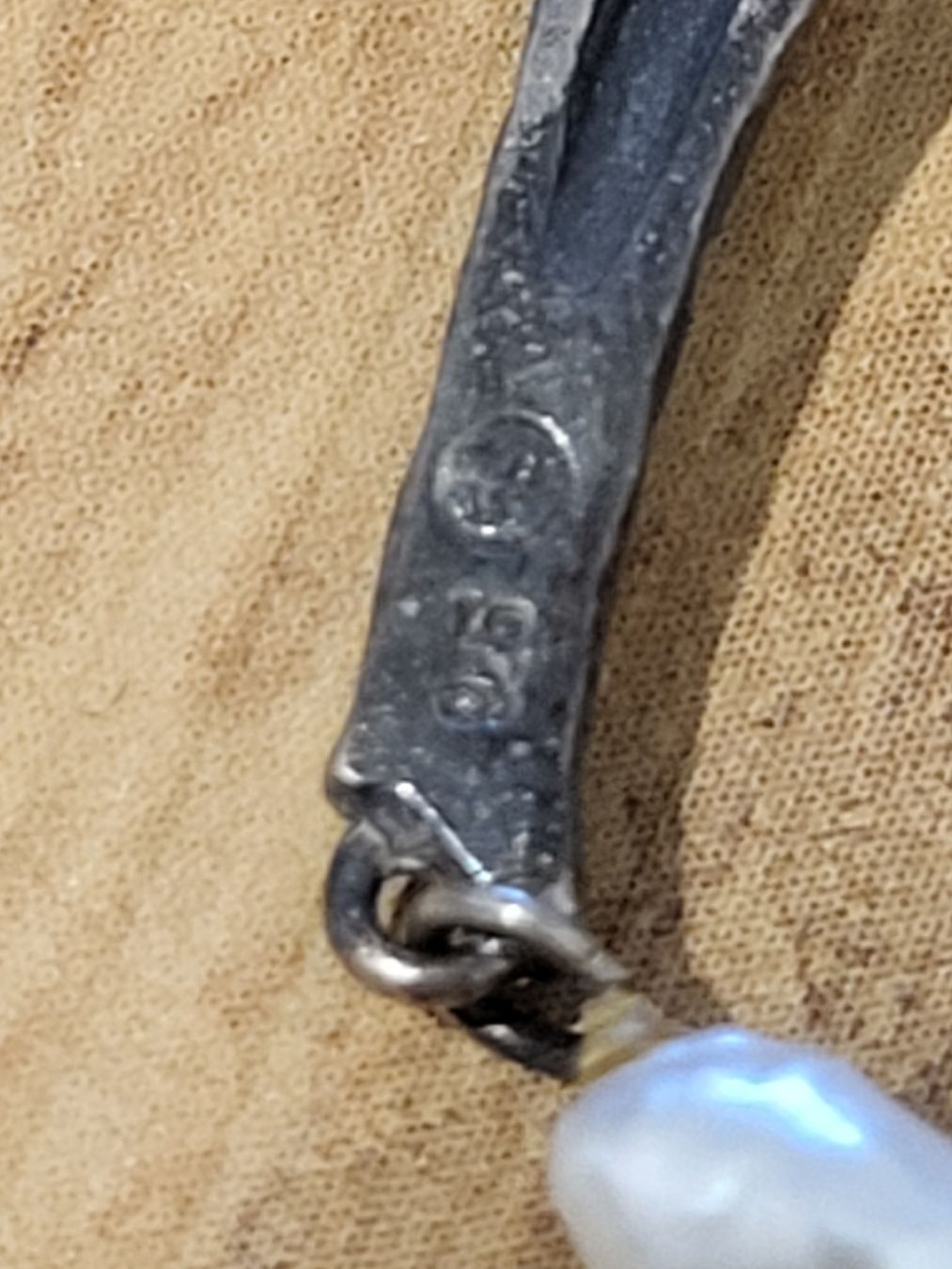 Catenine: Damen Halskette Fee mit Perle 925 Silber – Usato da Allschwil venduto da Uhrenbinz 3