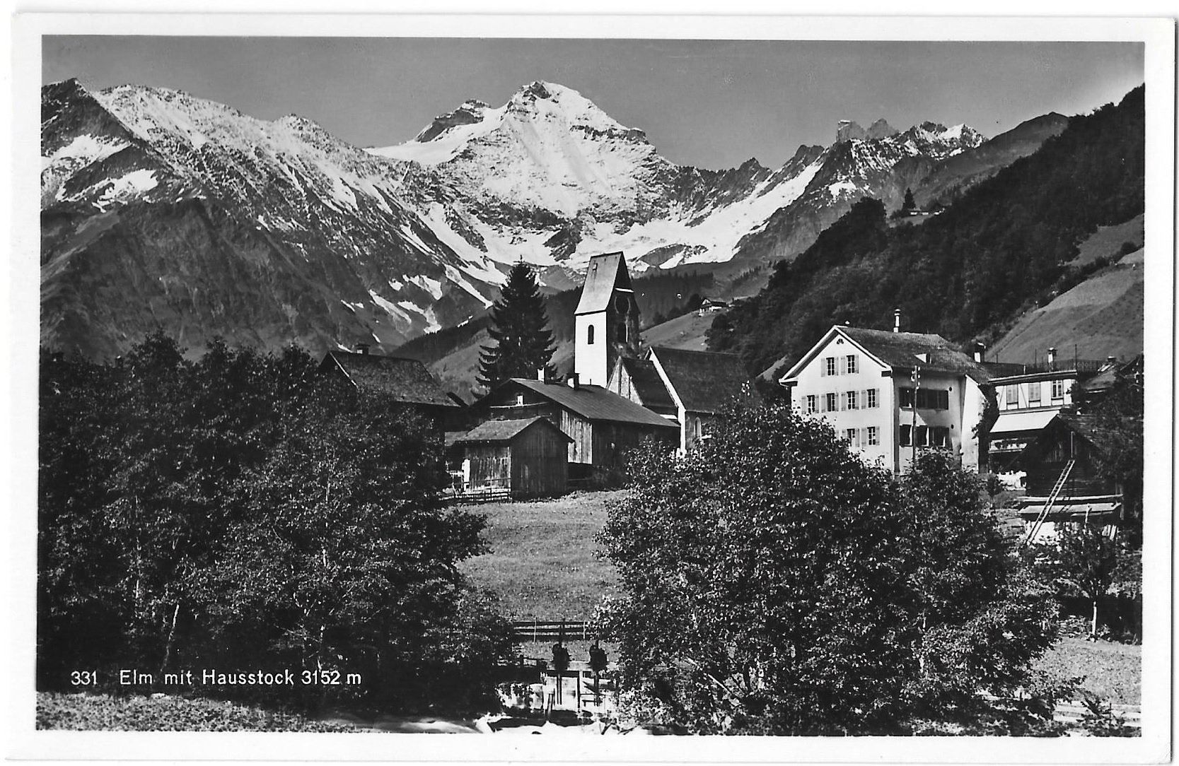 Cartoline postali: Elm mit Hausstock – Usato da Olten venduto da clotaldi