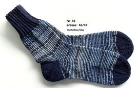 Socken handgestrickt   Grösse 46/47   Nr.43