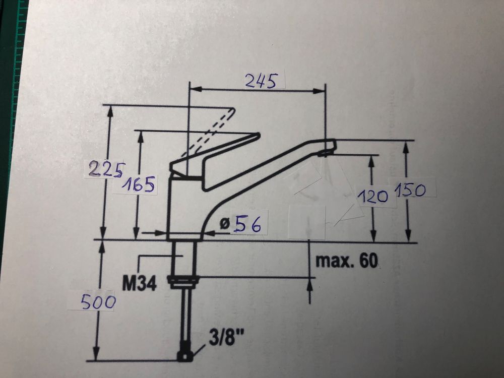 Schwenkauslauf Für Gewerbe-Wasserhähne – 25,4 Cm Lang, Messing Verchromt – Mit Luftsprudler, Einfache DIY-Montage